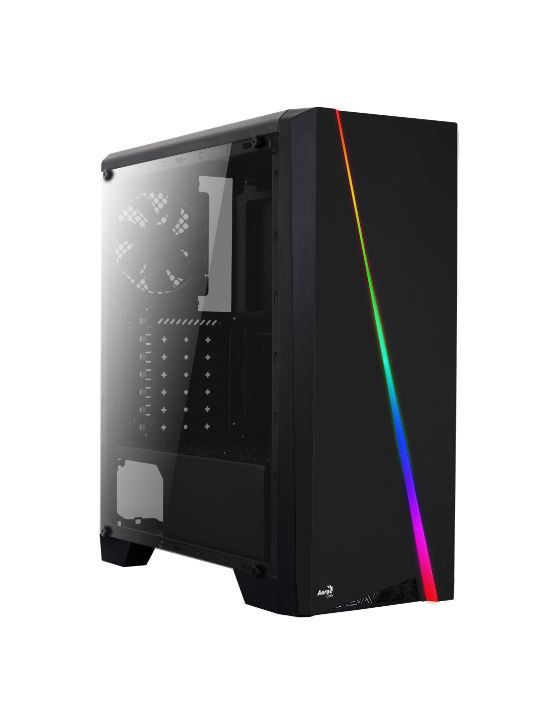 Caja Semitorre AeroCool CYLON RGB Negra