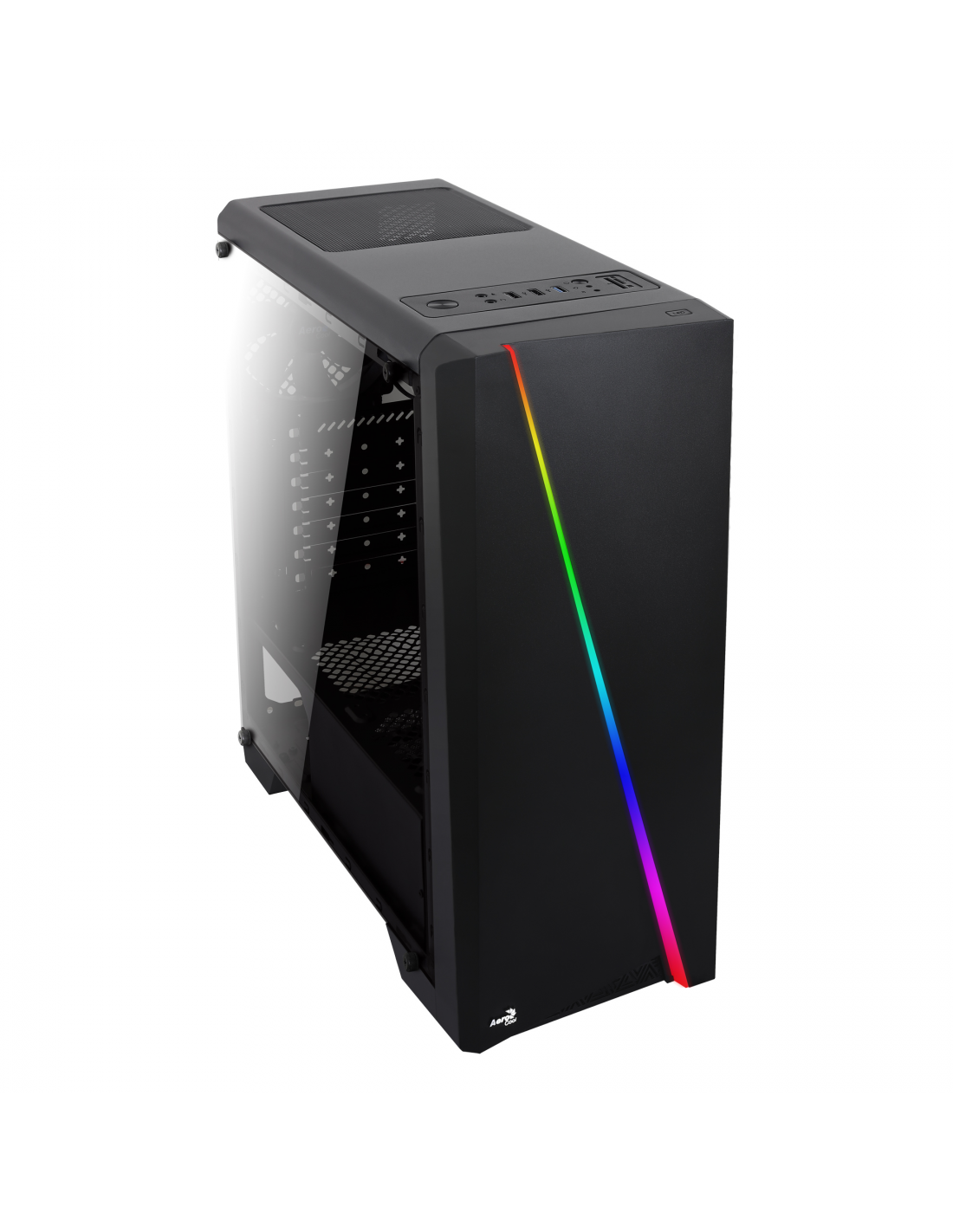 Caja Semitorre AeroCool CYLON RGB Negra