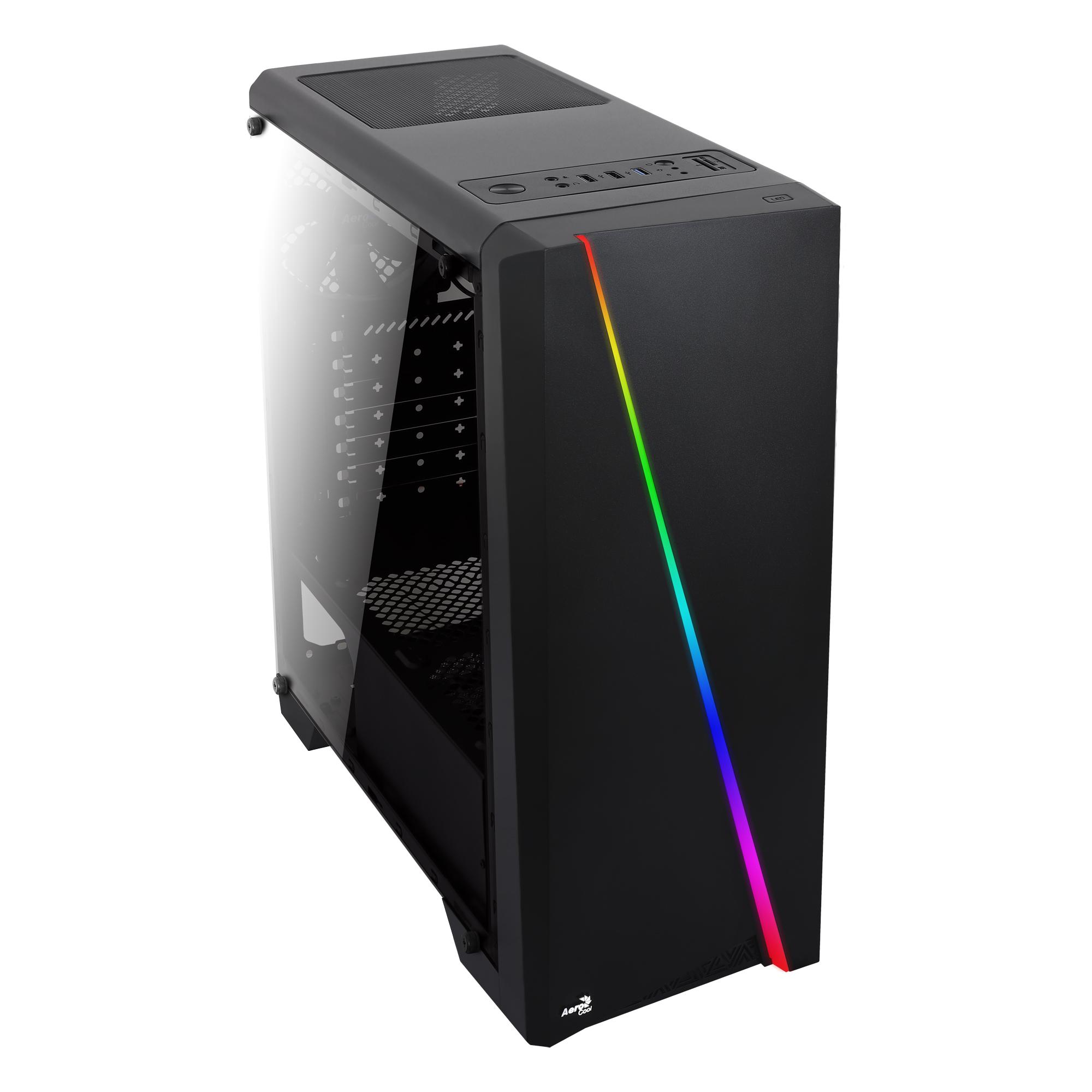 Caja Semitorre AeroCool CYLON RGB Negra