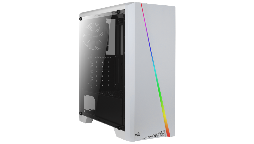 Caja Semitorre AeroCool CYLON RGB Blanca
