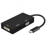 Adaptador USB C 3.1 a VGA/DVI/HDMI Aisens A109-034