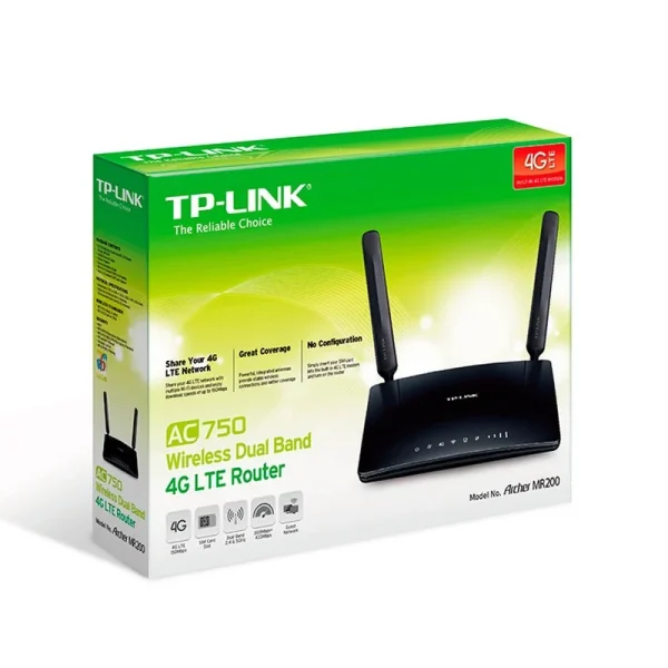 Router WAN TP-Link TL-MR200 4G AC750