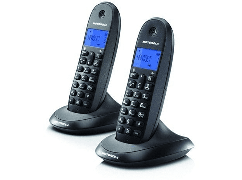 Teléfono DECT Motorola C1002 LB+ Duo Negro