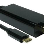 Cable mini Displayport M a USB-C M 1 m MicroConect