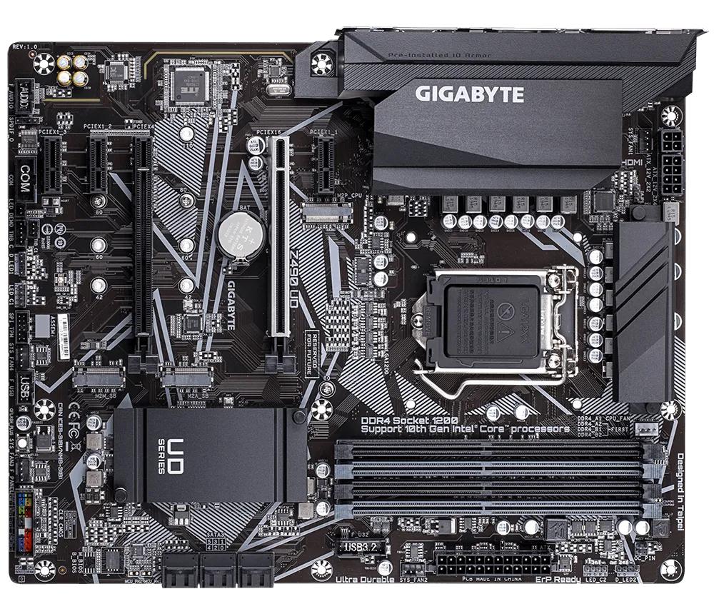 Placa Base Gigabyte GA-Z490-UD S-1200