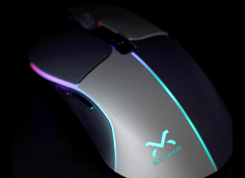 Ratón Droxio Gaming Brave 6400DPI RGB Negro USB