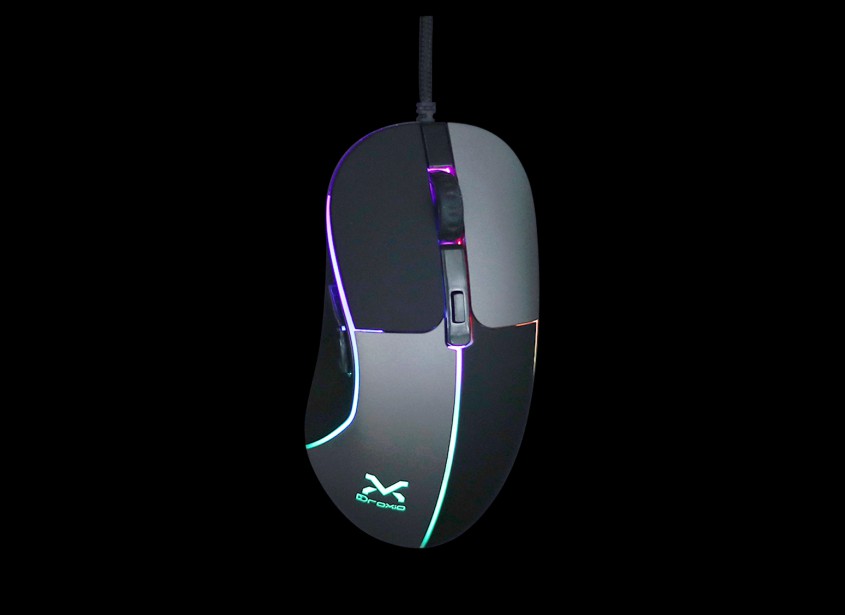 Ratón Droxio Gaming Brave 6400DPI RGB Negro USB
