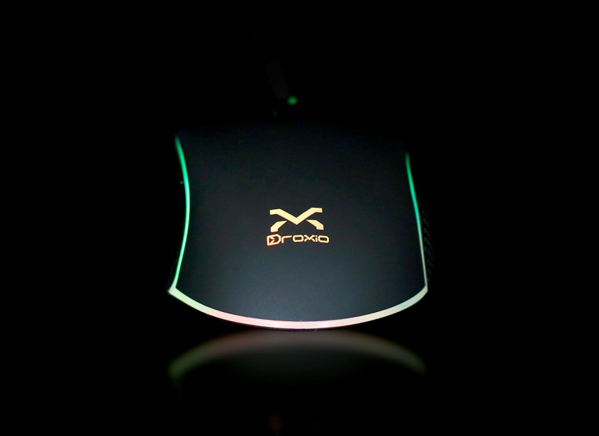 Ratón Droxio Gaming Itaca 7200DPI RGB Negro USB