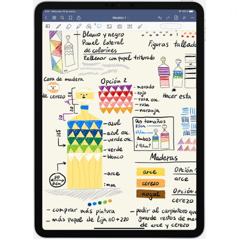 iPad Pro Wi-Fi 2020 11 256G Plata MXDD2TY A