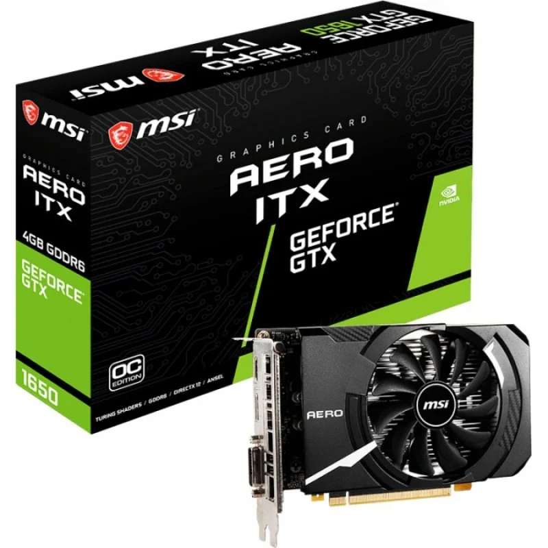 SVGA GeForce GTX1650 MSI Aero ITX OC 4GB GDDR6