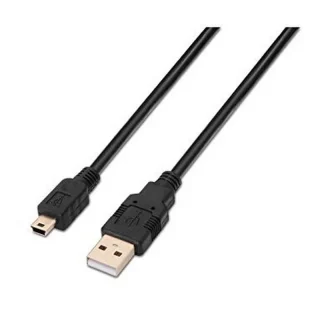 Cable USB 2.0 A B apant. 1,8m Negro