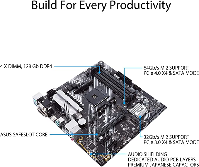 Placa Base Asus PRIME B550M-A AMD4